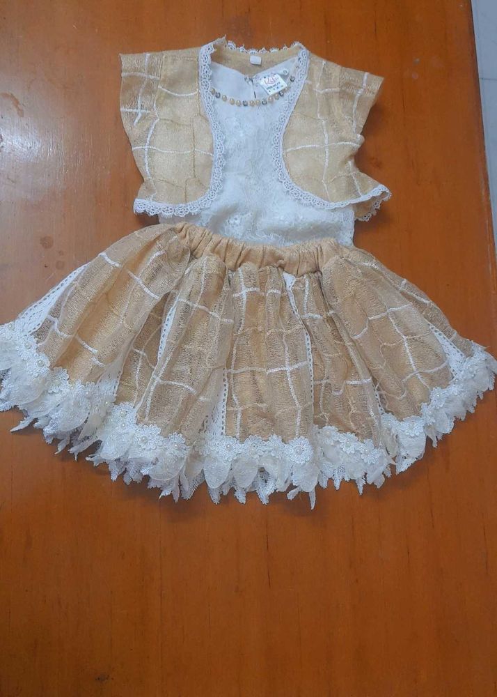 Girls Partywear Midi Dress