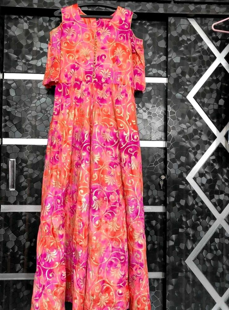 Floral Print Gown