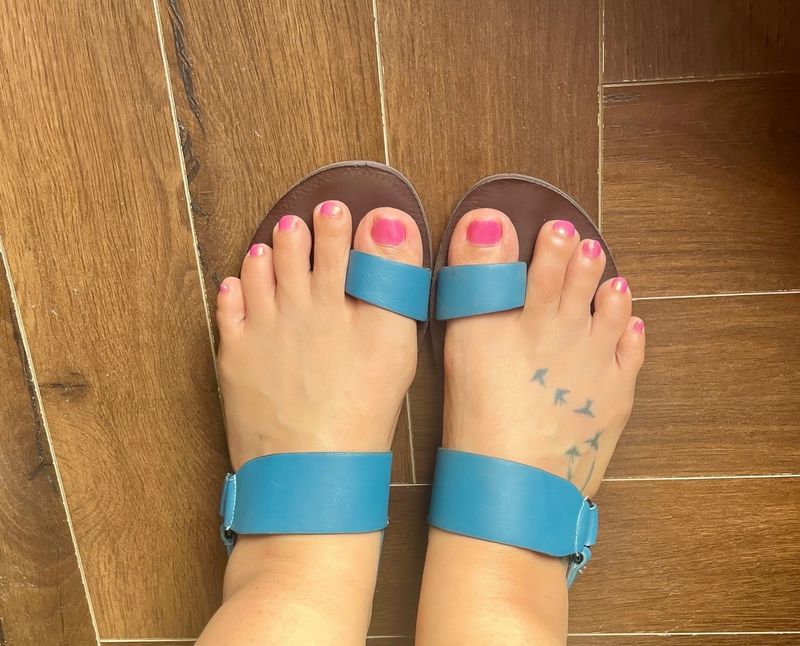Cute Blue Sandals By Westside