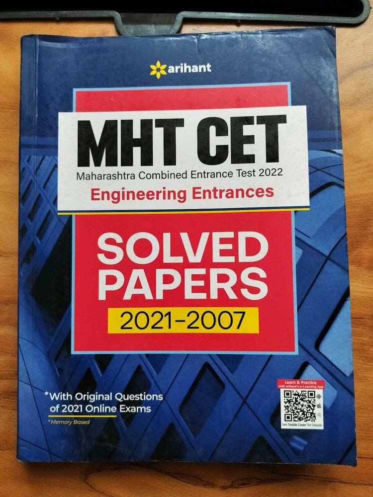 Arihant MHT-CET Solved Papers