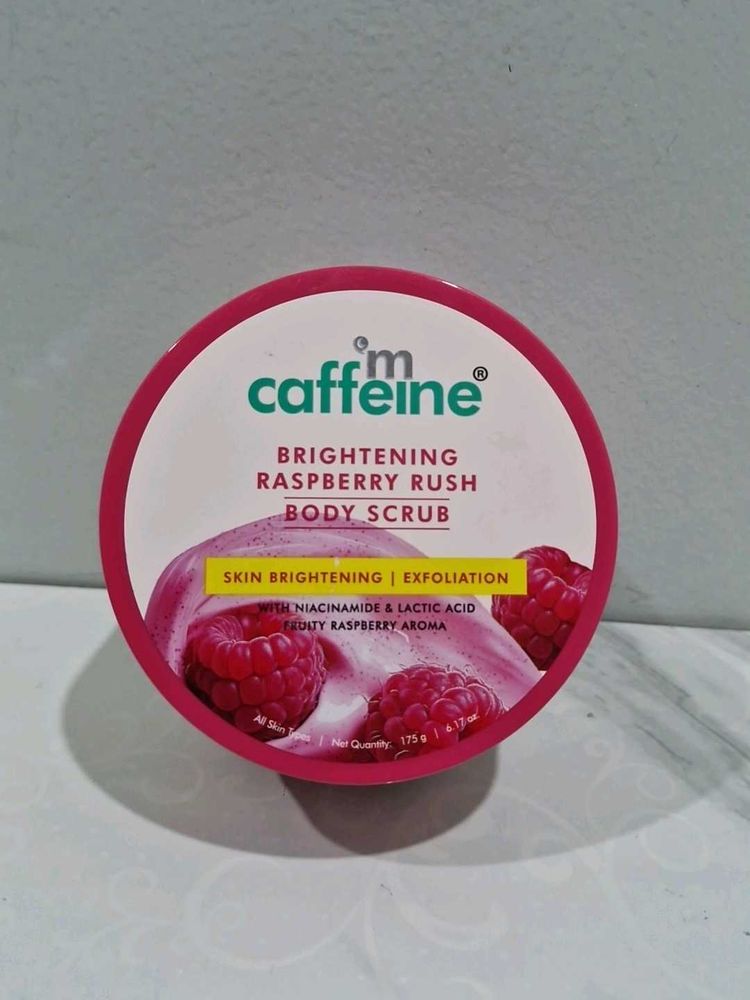 Mcaffeine Brightening Rasberry Rush Body Scrub