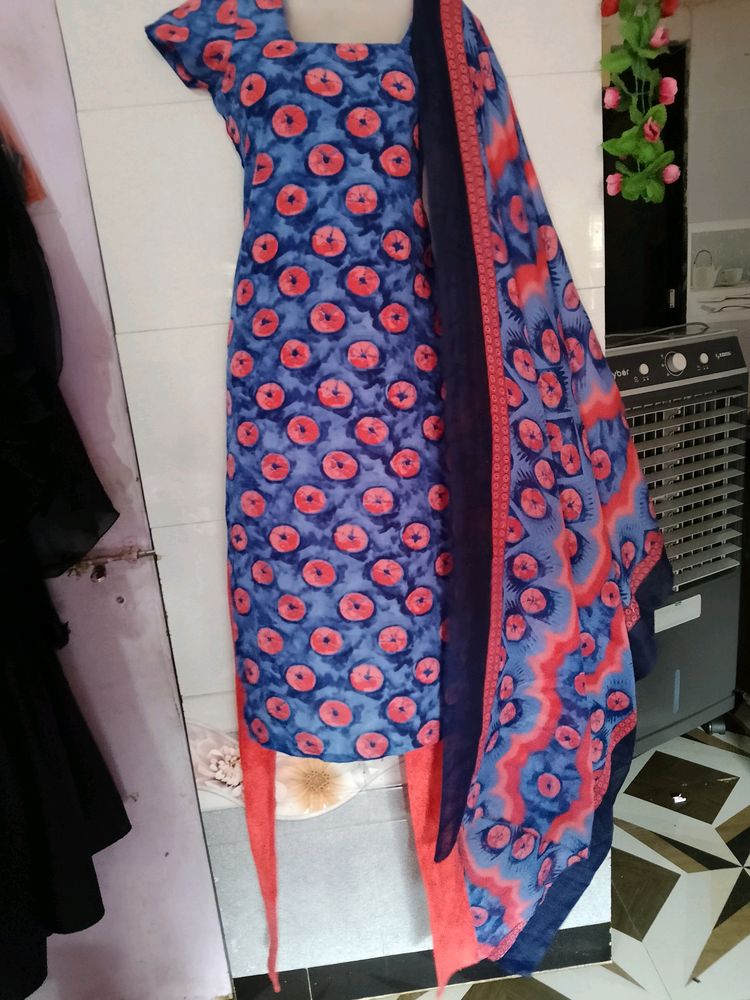 Chunri Suit Pure Cotton