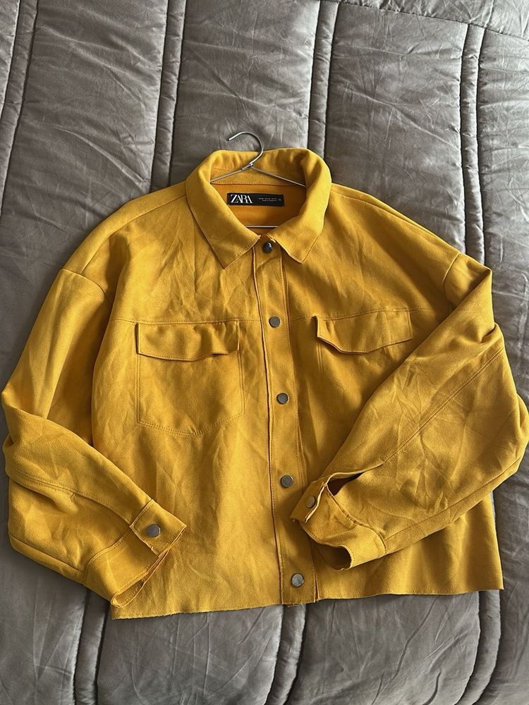 Zara Yellow  Oversized Jacket
