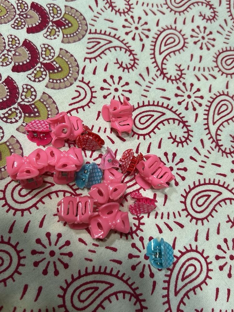 Mini Hair Claw Clips With Band
