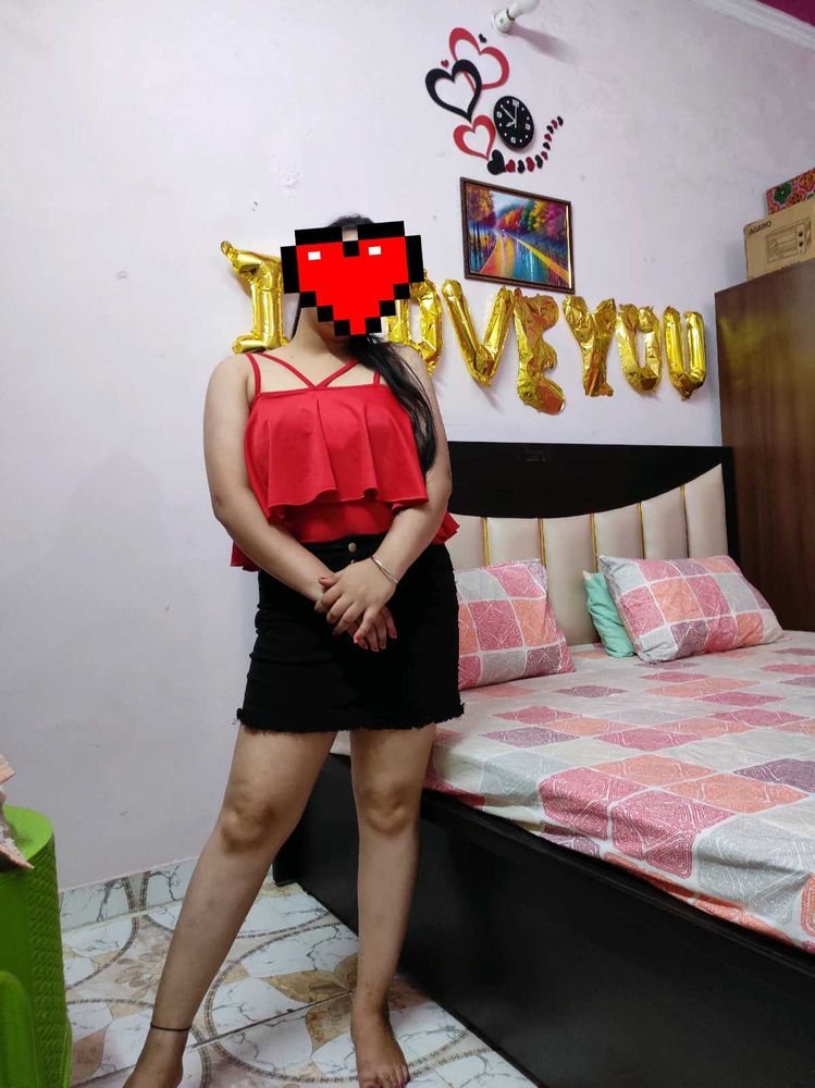 Red Bodysuit Top