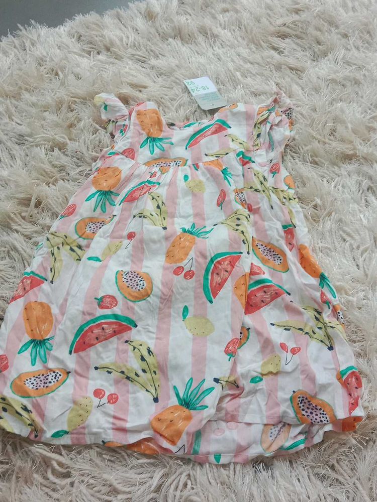 Cute Fruit Print Dress