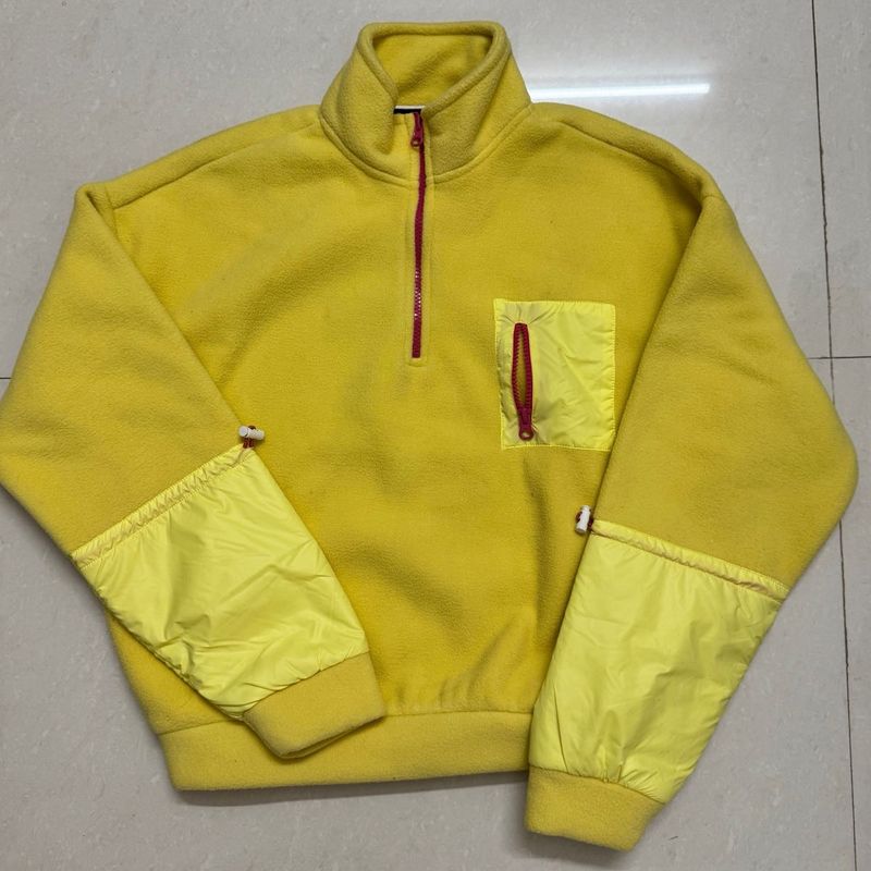 Yellow Pullover Sweatshirt
