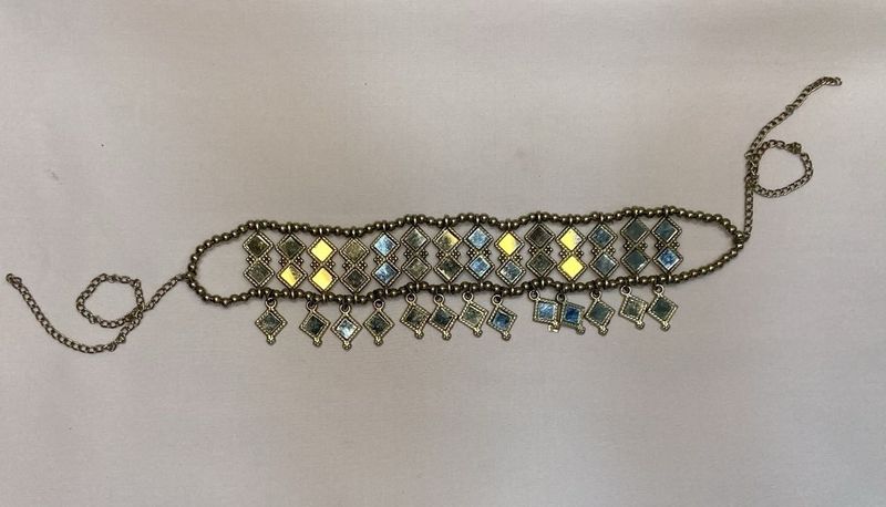 Boho Mirror Choker Necklace