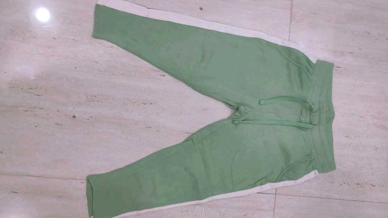 Green Casual Pants