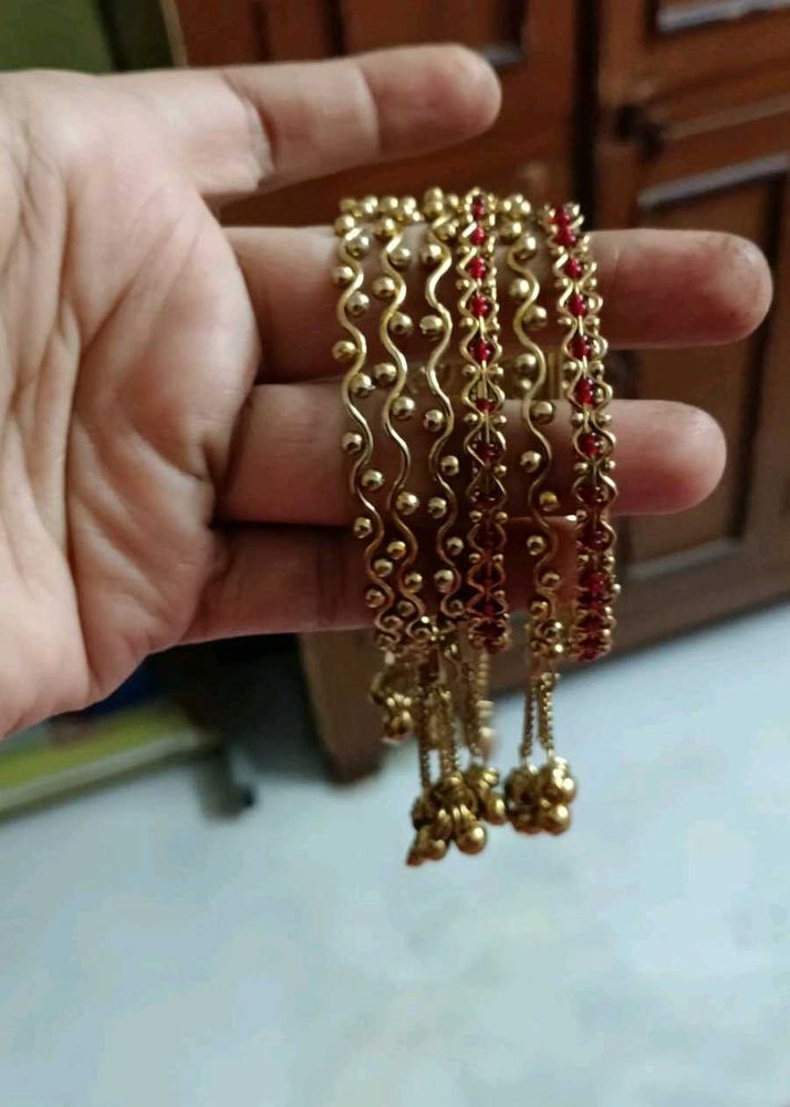 Gold Bangle Set