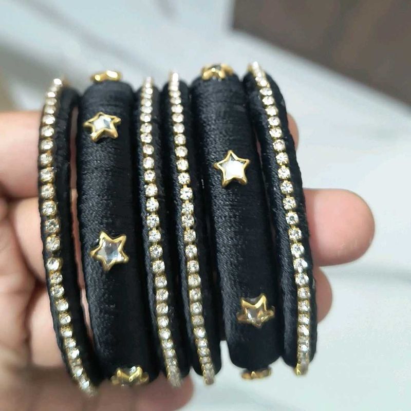 Black Star Bangles