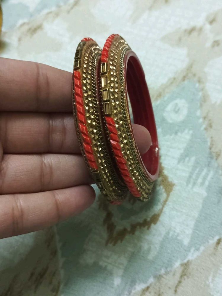Red Bangadi For Mix And Match