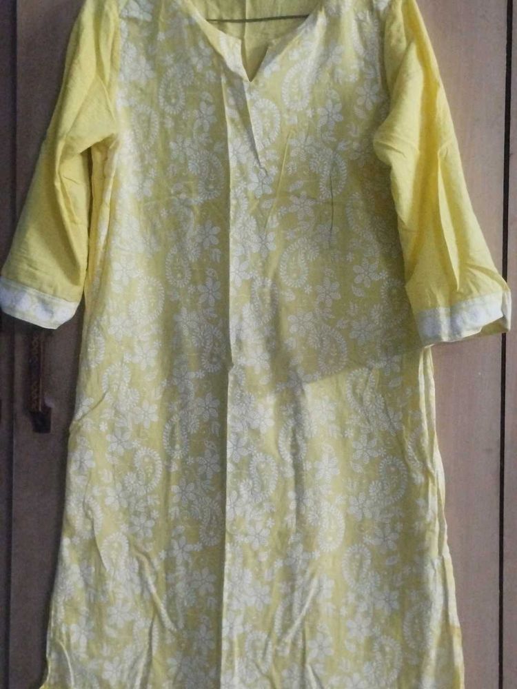 Yellow Kurti