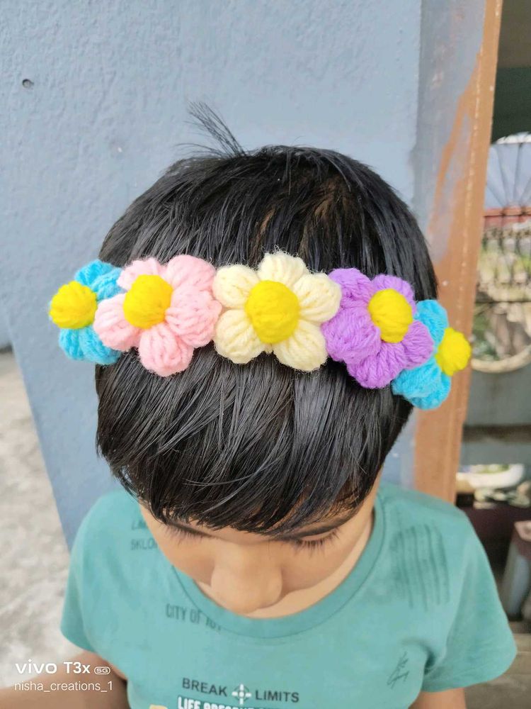 Floral Crochet Headband