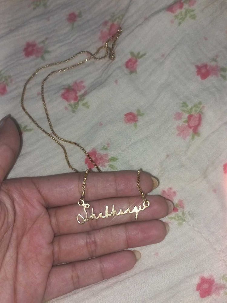 Shubhangi Name 1 Gram Necklace Anti Tarnish