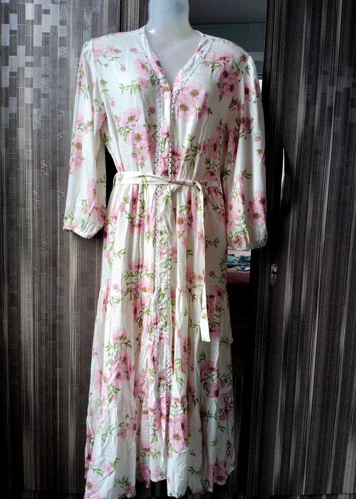 Cotton Floral Dress