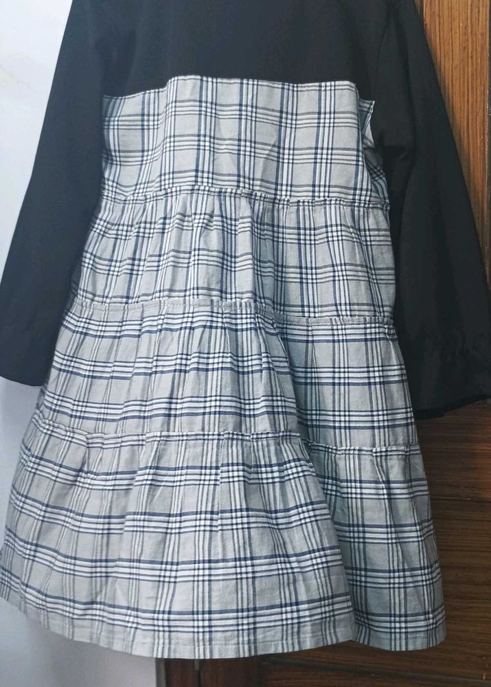 Girls Plaid Dress