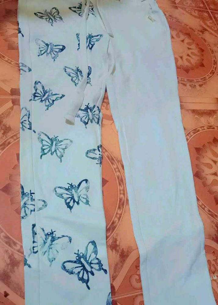 Butterfly Print Lounge Pants