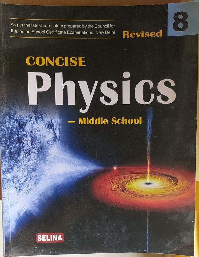 concise physics book for class 8 icse
