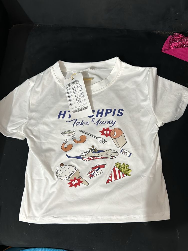 LULLu &amp; SKY Typography Printed Top