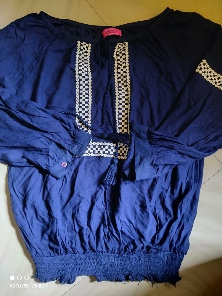 Boho Embroidered Blouse