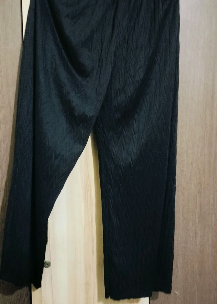 black palazzo pant