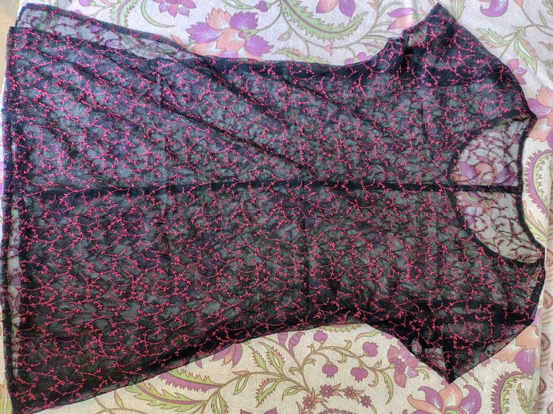 Floral Lace Mini Dress