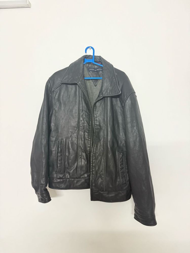 Tommy Hilfiger Black Leather Jacket