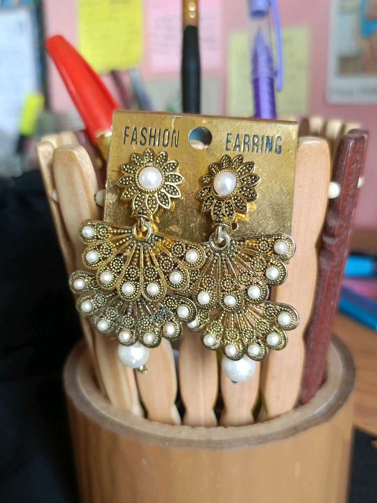 Vintage Style Pearl Earrings