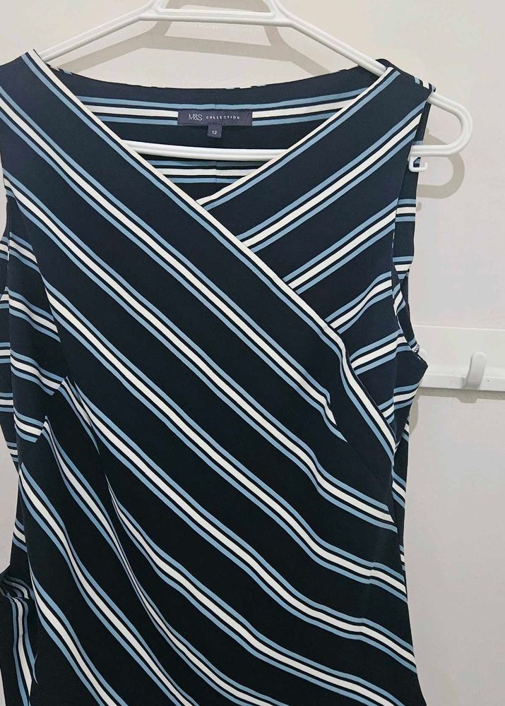 Striped Sleeveless Dress