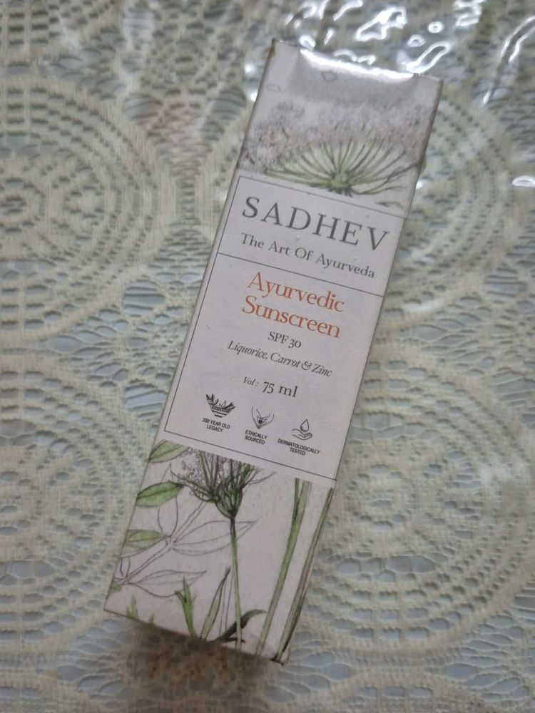 Sadhev Ayurvedic Sunscreen