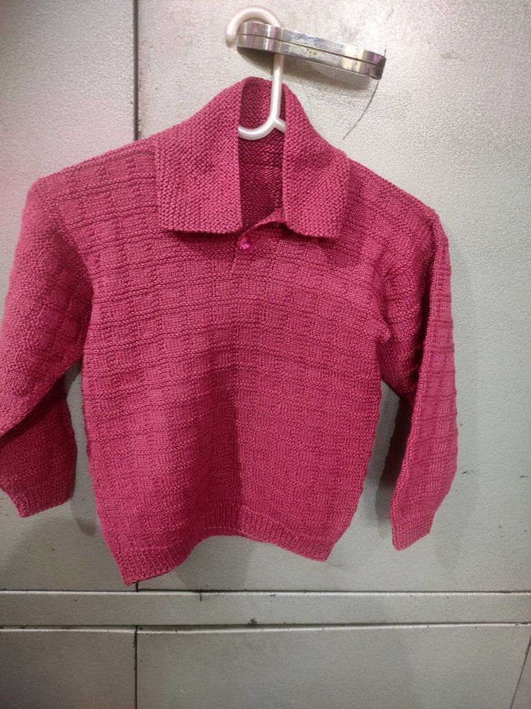 Woolen Sweater For Kids Girls 4-6 Years