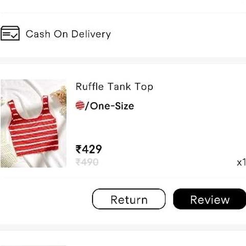 Red And White Striped Tank Top