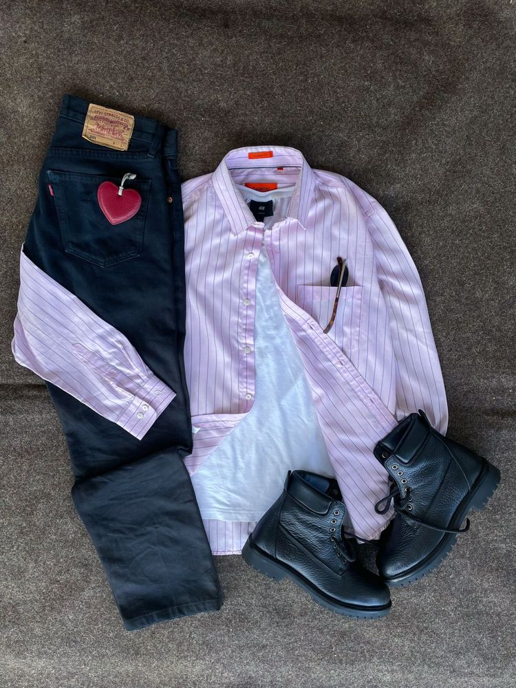 OXEMBERG pin stripe shirt