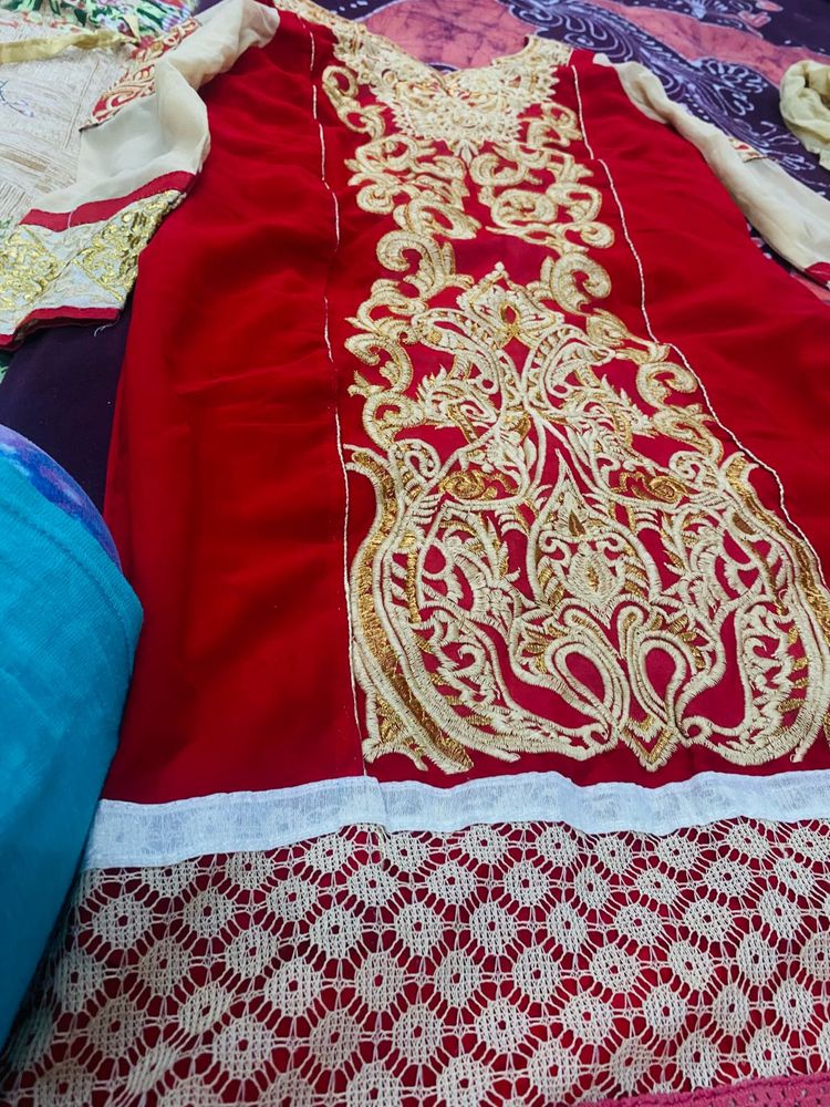 Red &amp; Golden Suit