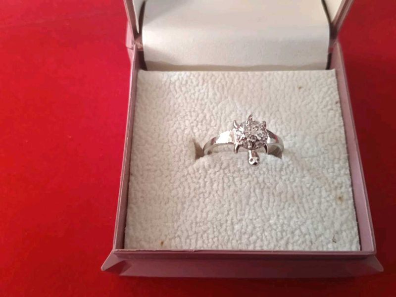 Silver Tone Fashion Ring(925 )