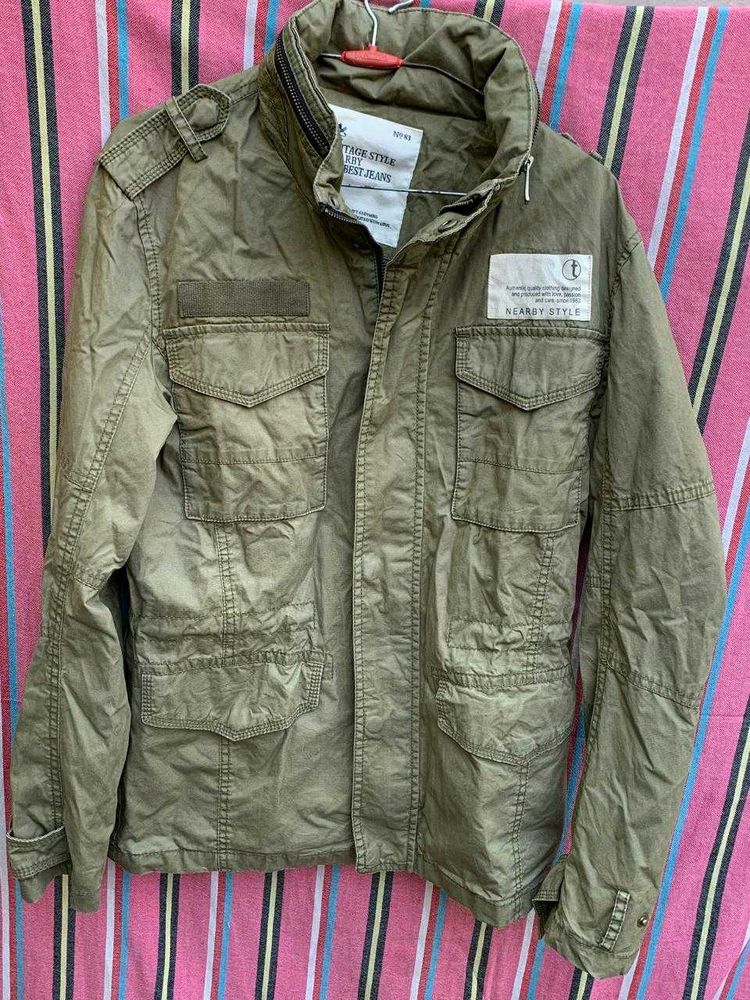 Men&#39;s Olive rare vintage Green Jacket