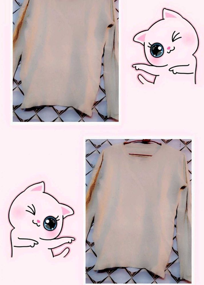White Winter Top😍😍😍