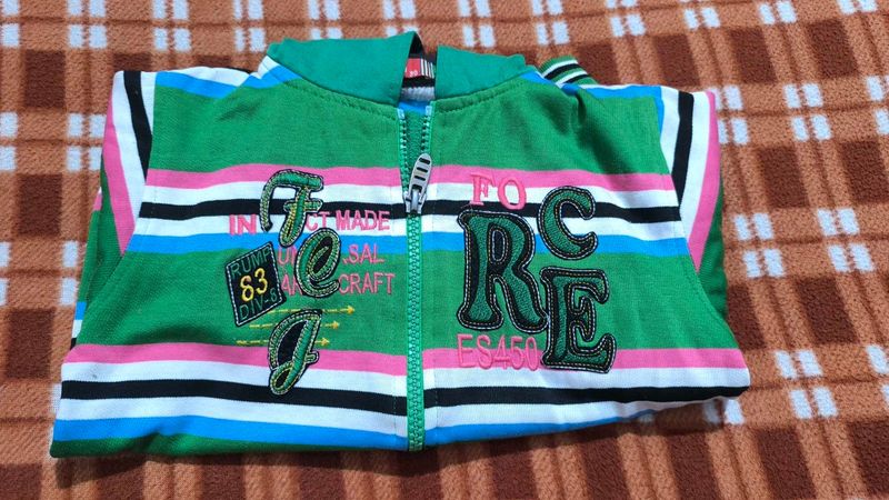 Cute Kids&#39; Striped Jacket