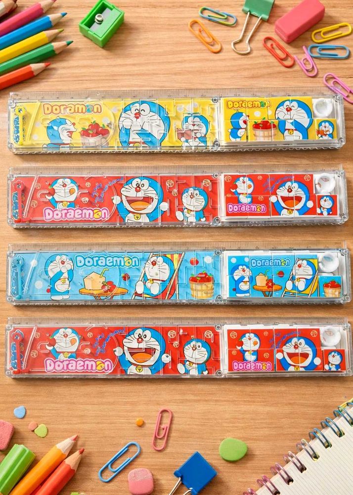 Set of 4-Doraemon Puzzle Sliding Block Game -