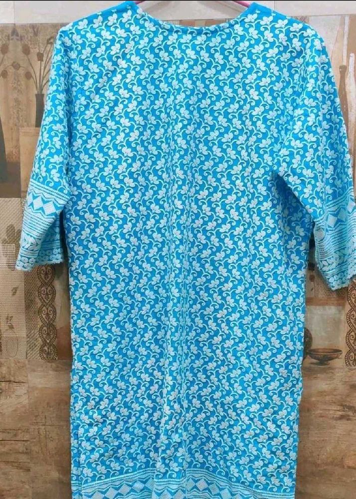 Unused Chikankari Kuri Upto XXL ALLOVER EMBROIDER
