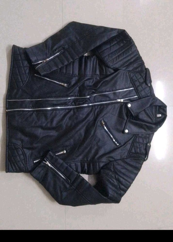 Stylish Black Leather Jacket