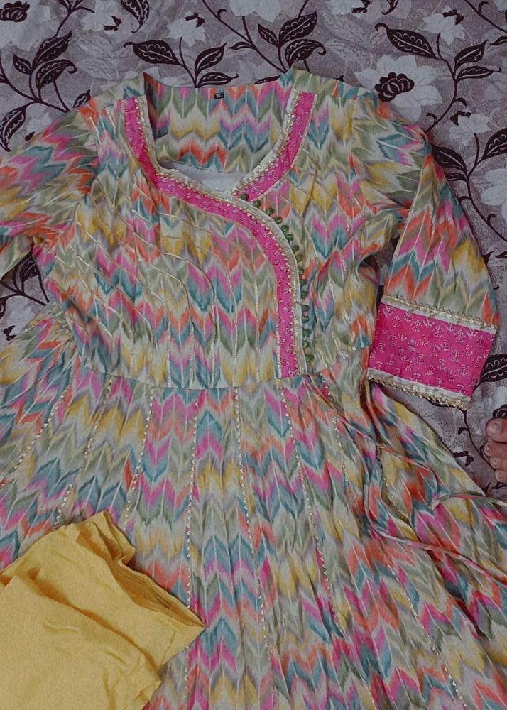 Very Beautiful Gown Dupptta And Pent