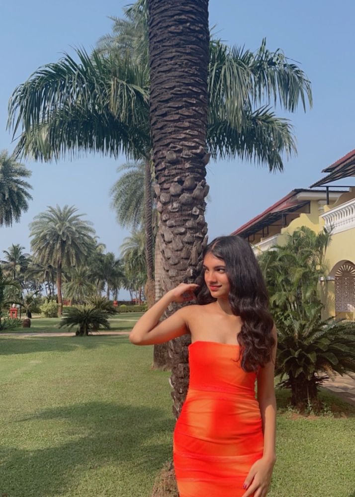 Orange Bodycon Dress