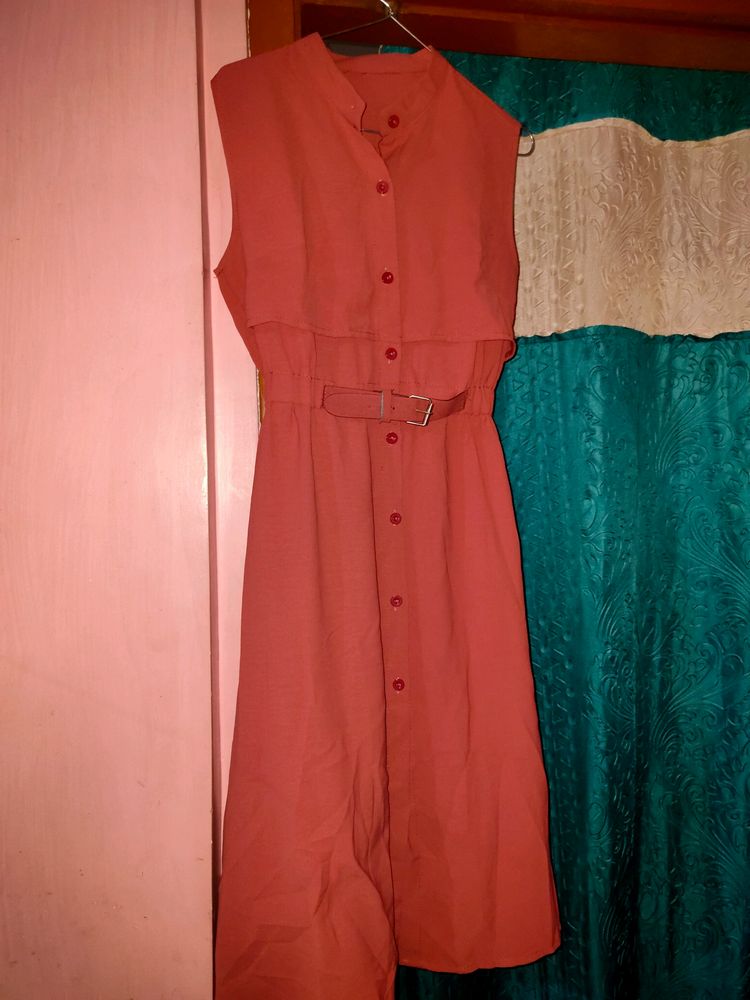 A Line Sleeveless Dress