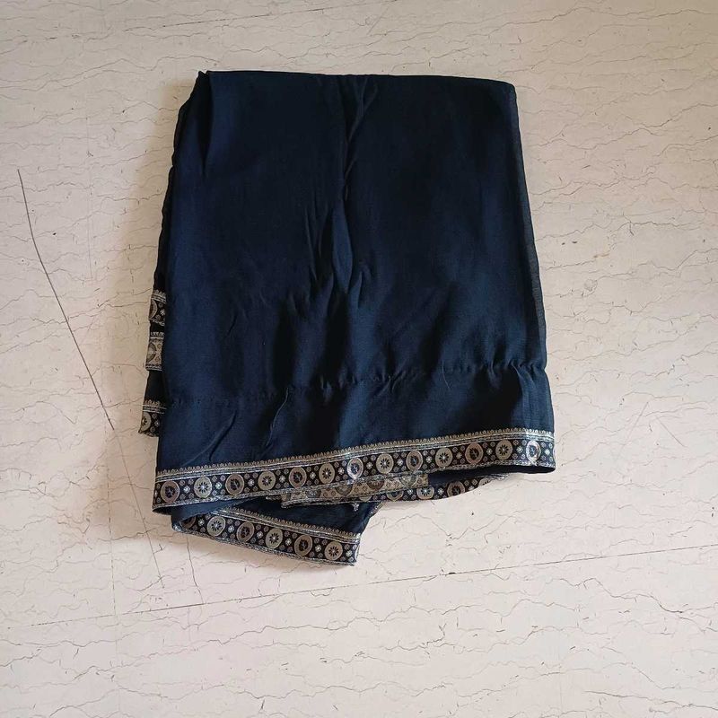 Light Weight Chiffon Saree With Zari Border