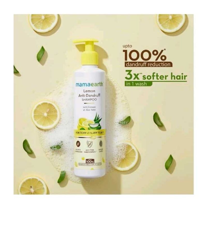 Mamaearth Lemon Anti - Dandruff Shampoo
