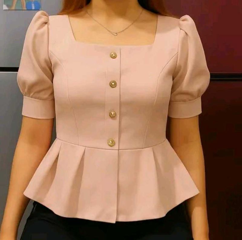 Elegant Puff Sleeve Top