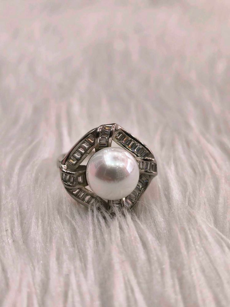 Pearl Ring 925 Sterling Silver