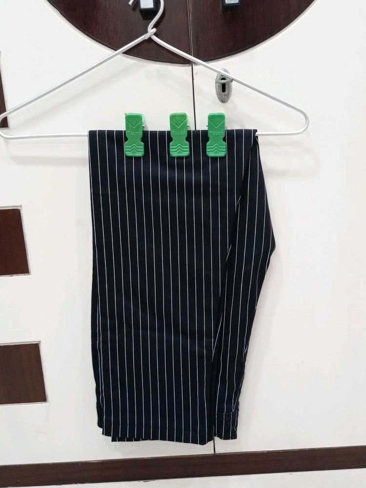 Striped Black Pants